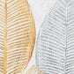 Maple and Jade 40" x 40" Framed Wall Art in Gold, Silver and White, , large