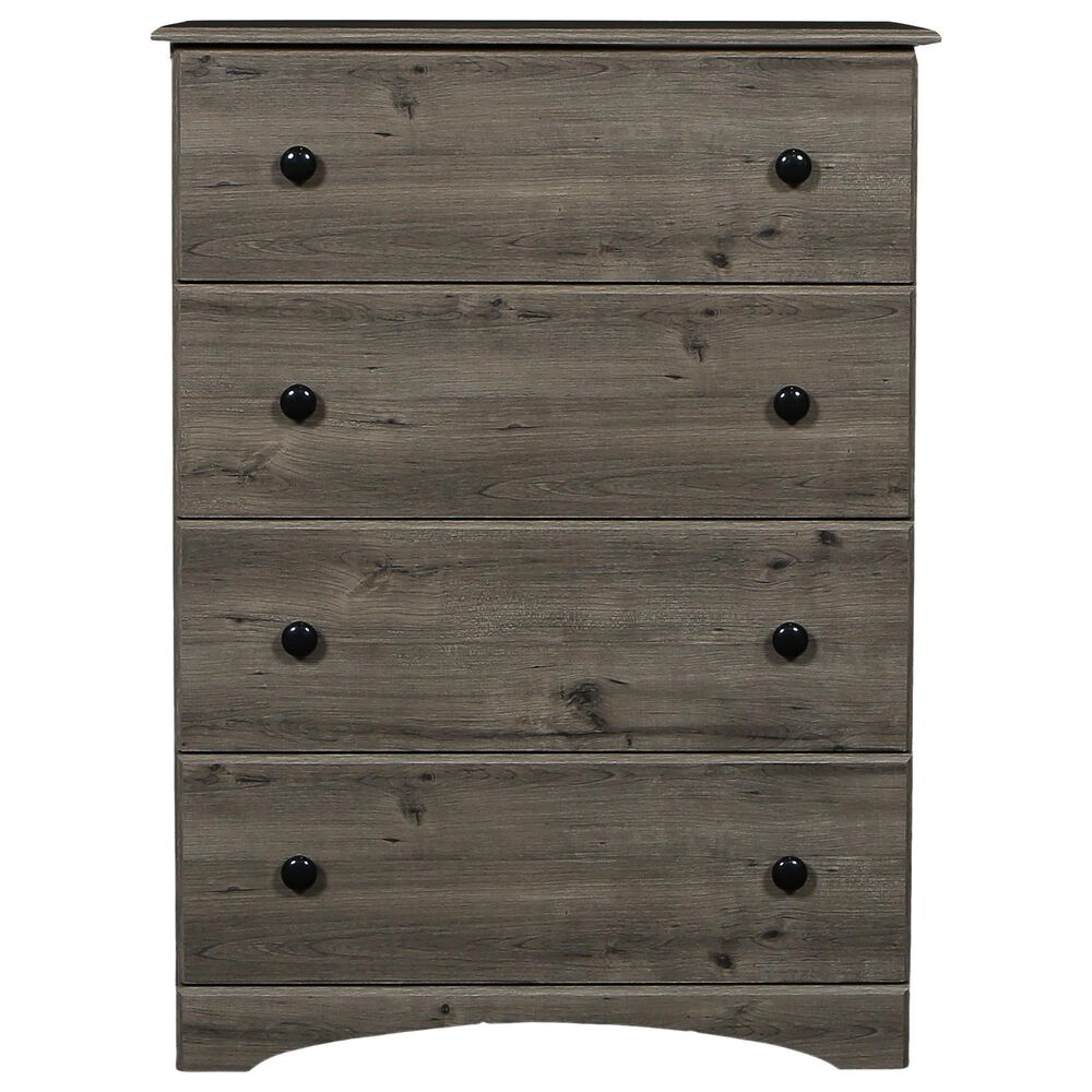 Lemoore 4 Drawer Big Chest Sidekicks in Weathered Grey Ash, , large