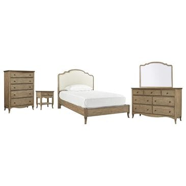 Riva Ridge Provence 5-Piece Full Platform Bedroom Set in Patine, , large