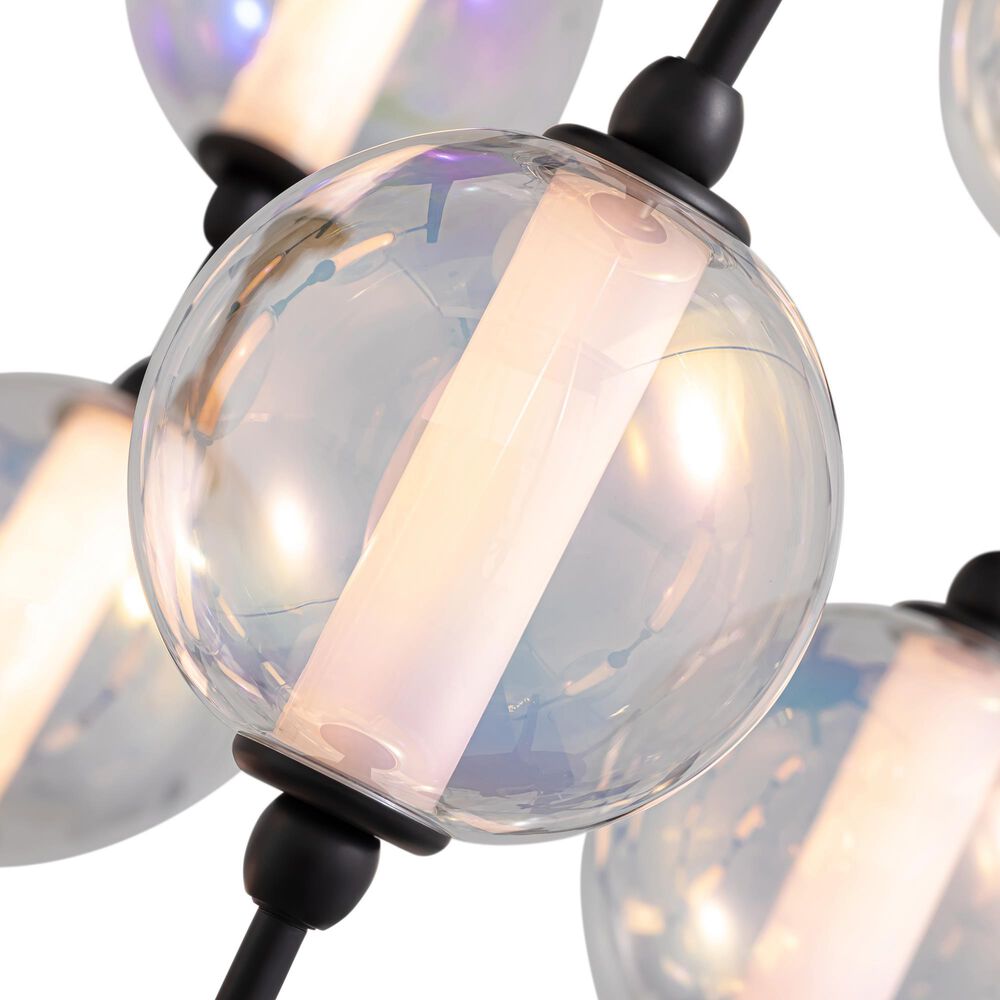 Golden Lighting Pearla 28" LED Pendant in Matte Black, , large