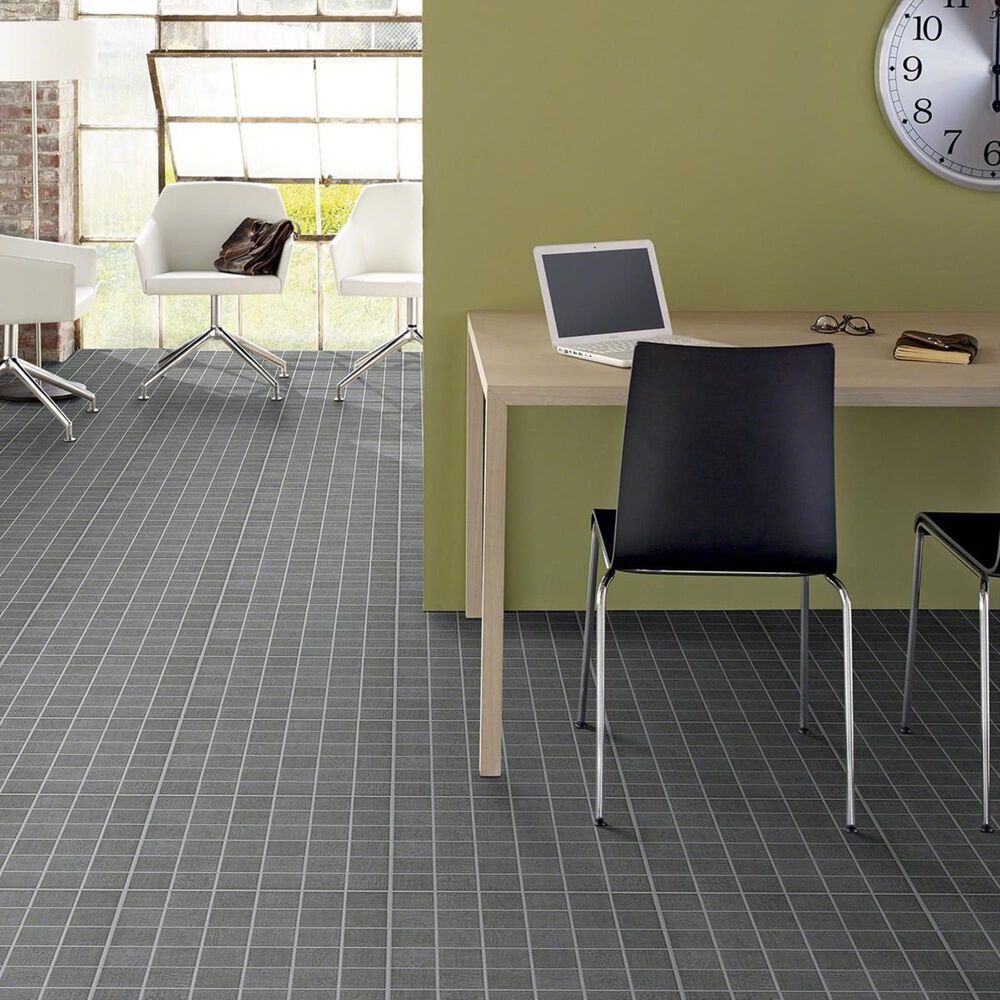 Shaw Tessuto Fumo 12&quot; x 12&quot; Porcelain Mosaic Sheet, , large