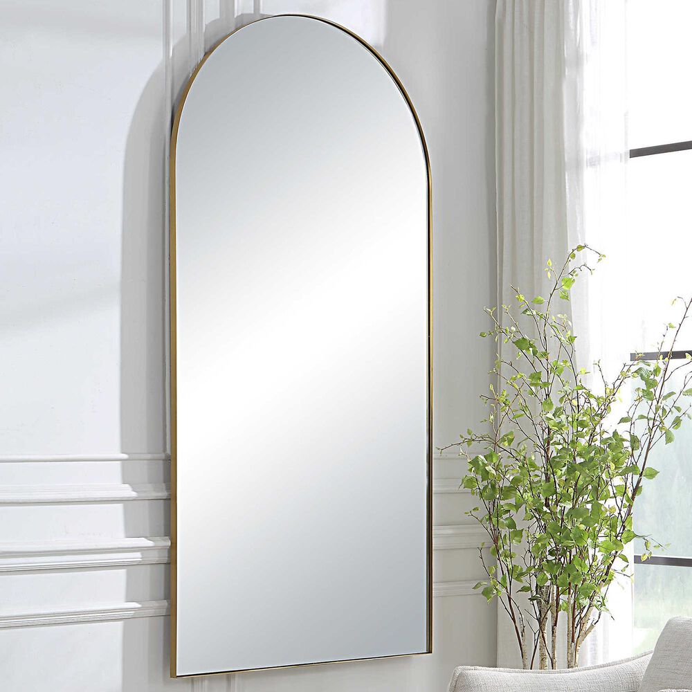 Uttermost Crosley Mirror in Brass, , large