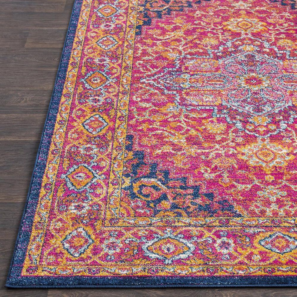 Surya Harput HAP-1009 3&#39;10&quot; x 5&#39;7&quot; Garnet, Blue and Saffron Area Rug, , large