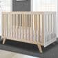 Sorelle Luce 2-In-1 Convertible Crib in Natural and White, , large