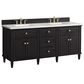 James Martin Vanities Lorelai 72" Double Vanity in Black Onyx with 3 cm Ethereal Noctis Quartz Top, , large