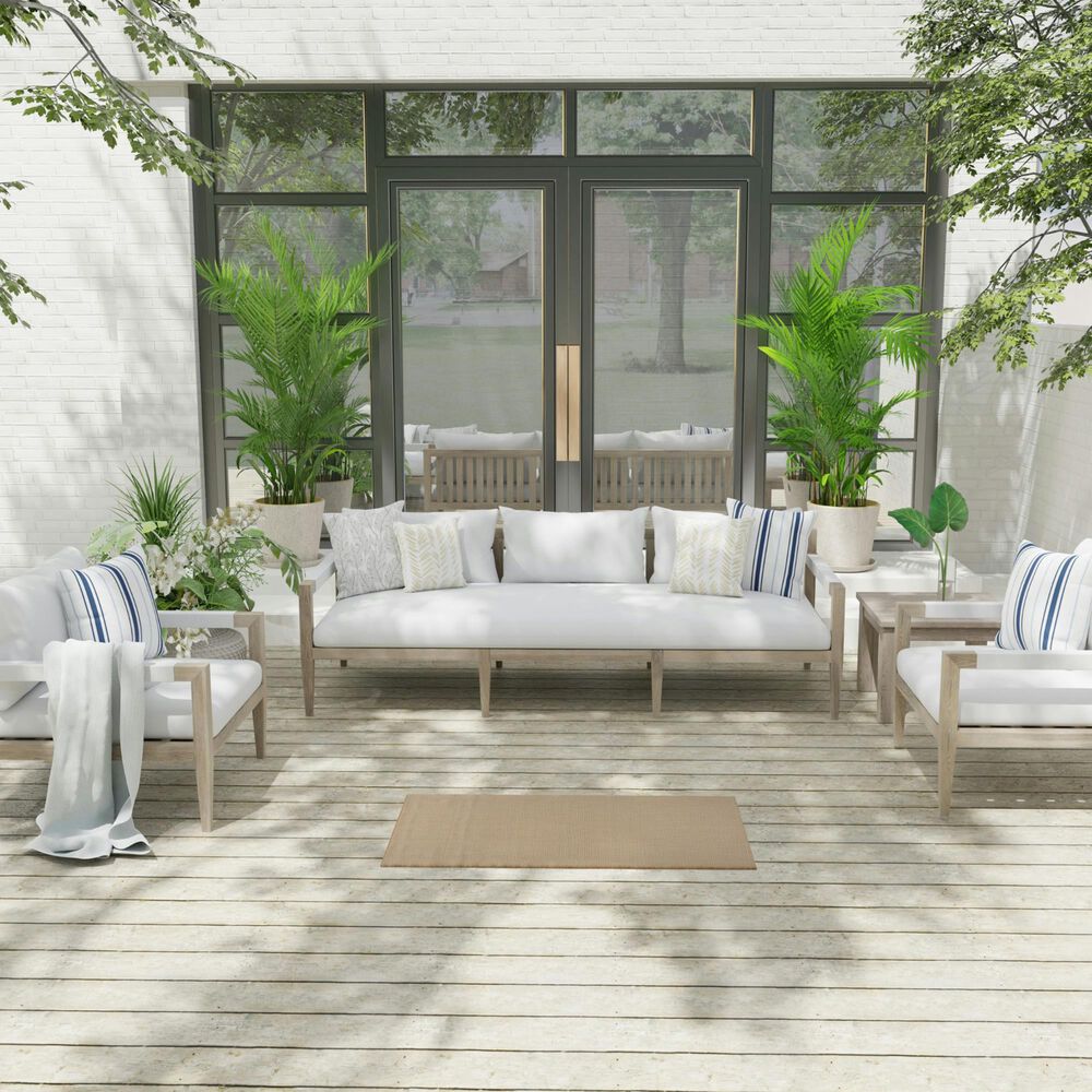 Nourison Courtyard Natural 2&#39; x 3&#39; Indoor/Outdoor Area Rug, , large