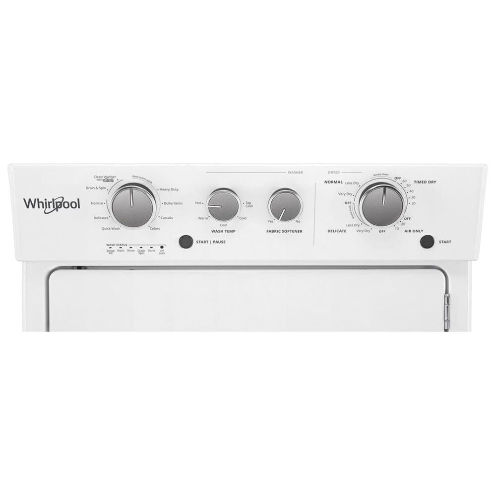 Whirlpool 27&quot; Stack Laundry in White, , large