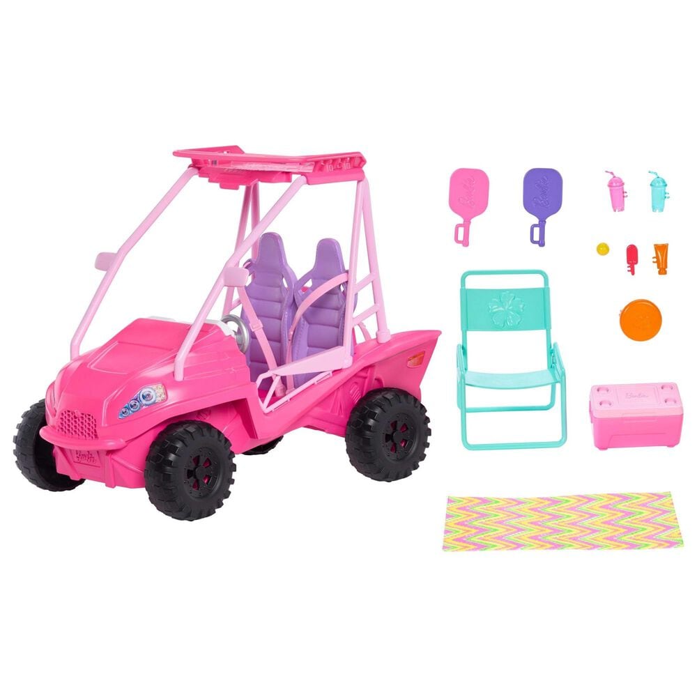 Barbie Mysteries Beach Detectives Ultimate Beach Buggy Vehicle Playset in Multicolor, , large