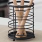 Home Basics Cutlery Holder with Mesh Bottom in Black, , large