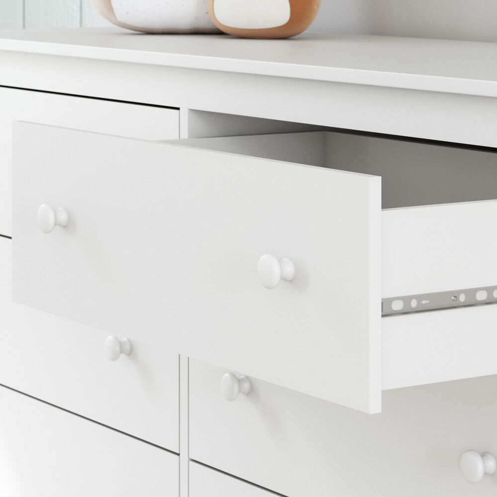 Ashley Hallityn 6-Drawer Dresser in Matte White, , large