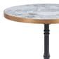 Zuo Modern Gazebo 24" Round Dining Table Black, Gold and Gray - Table Only, , large