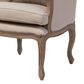 Baxton Studio Oreille Arm Chair in Beige, , large