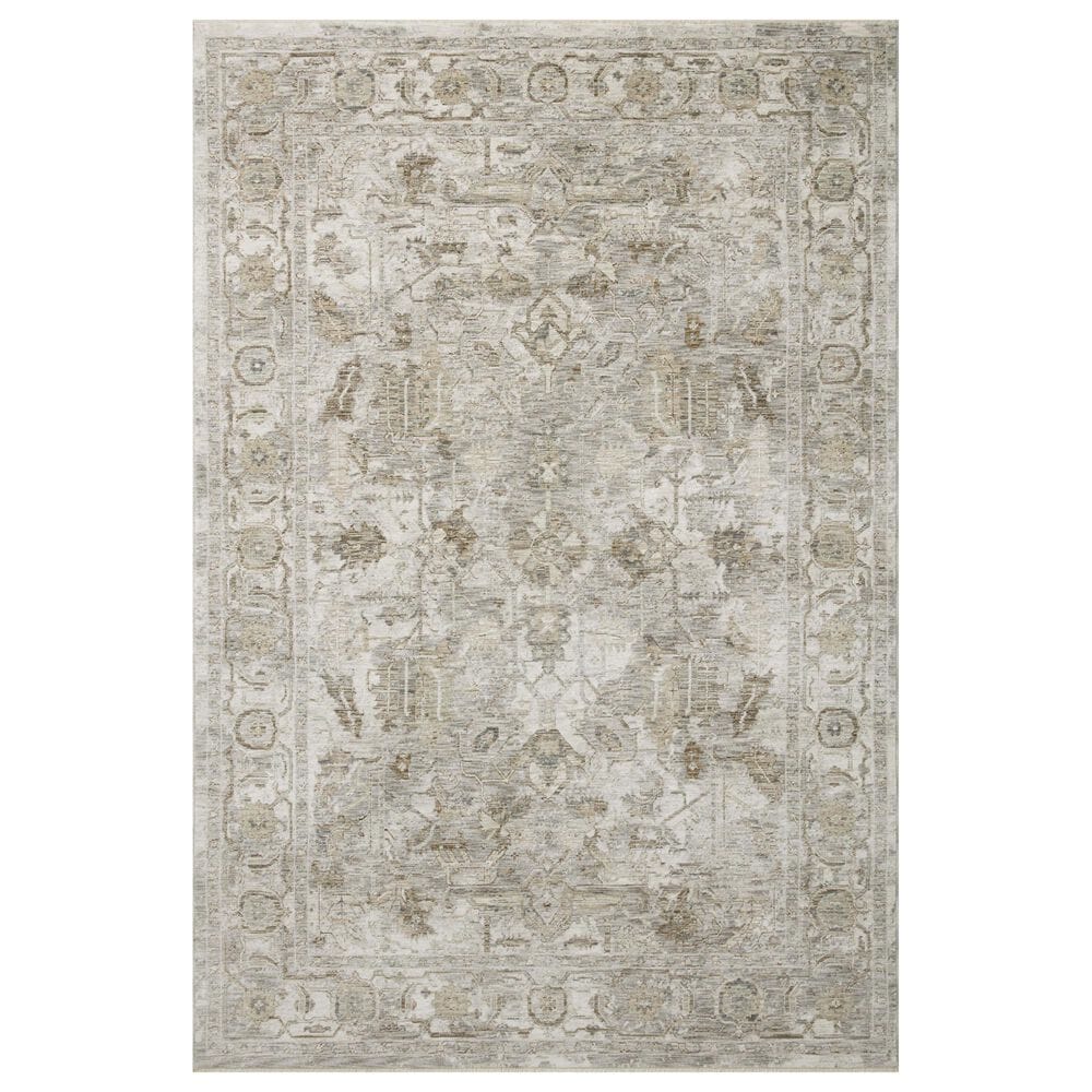 Amber Lewis x Loloi Honora 11"6" x 15"6" Grey and Taupe Area Rug, , large