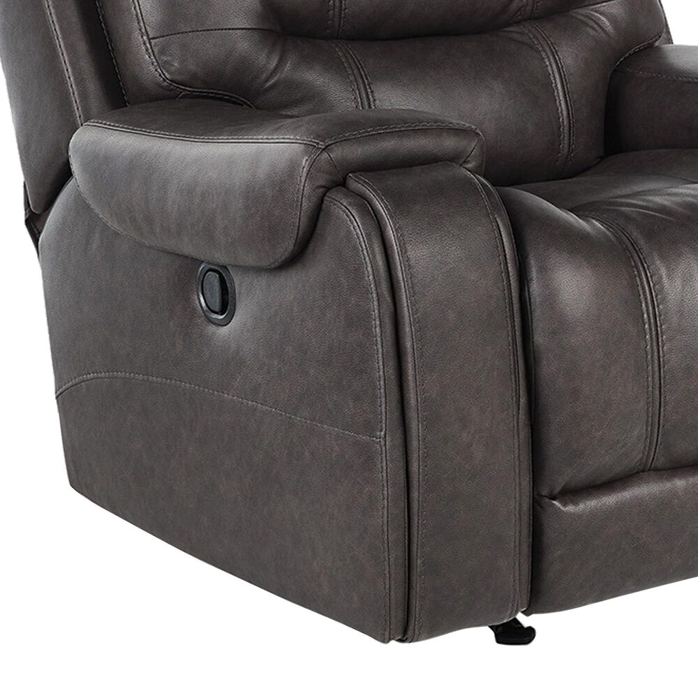 Ashley Femley Manual Rocker Recliner in Smoke, , large