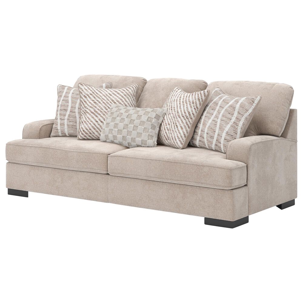 Ashley High Profile Stationary Sofa in Taupe, , large
