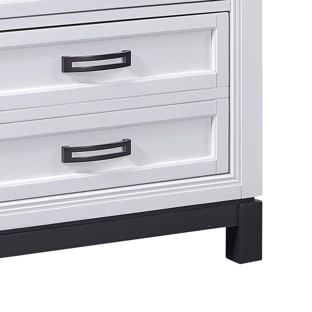 Riva Ridge Hyde Park 2 Drawer Nightstand in White, , large
