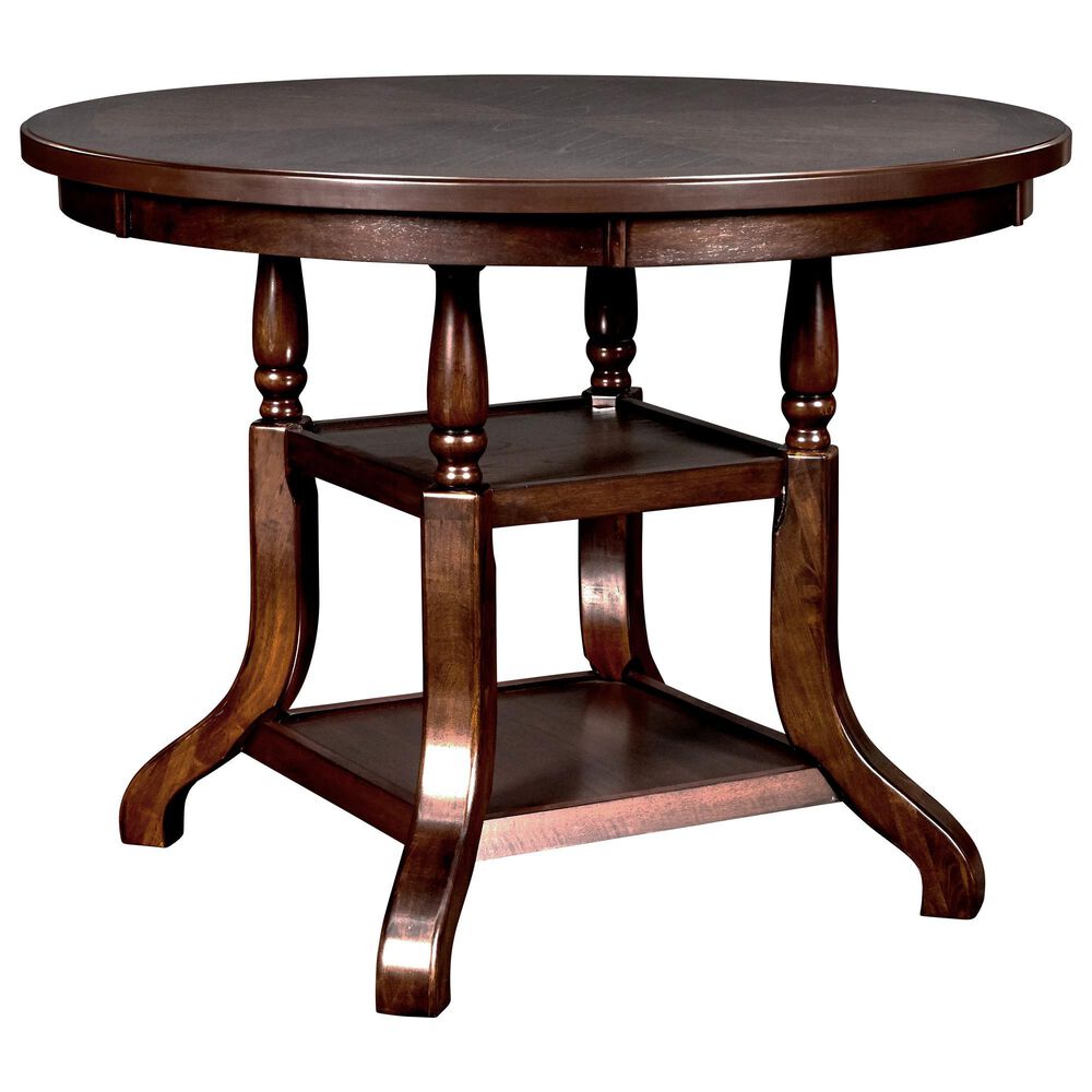 New Heritage Design Bixby 5-Piece Counter Height Dining Set in Espresso, , large