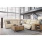 Ashley Double Deal 5-Piece Power Symmetrical Reclining Sectional in Almond, , large