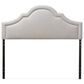 Baxton Studio Rita Full Panel Headboard in Grayish Beige, , large