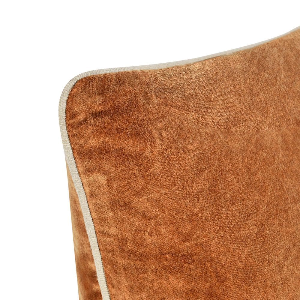 Classic Home Heirloom 18&quot; Square Throw Pillow in Hazel Brown, , large