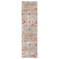 Surya Ephesians 2"2" x 9" Gray, Aqua, Orange and Red Runner, , large