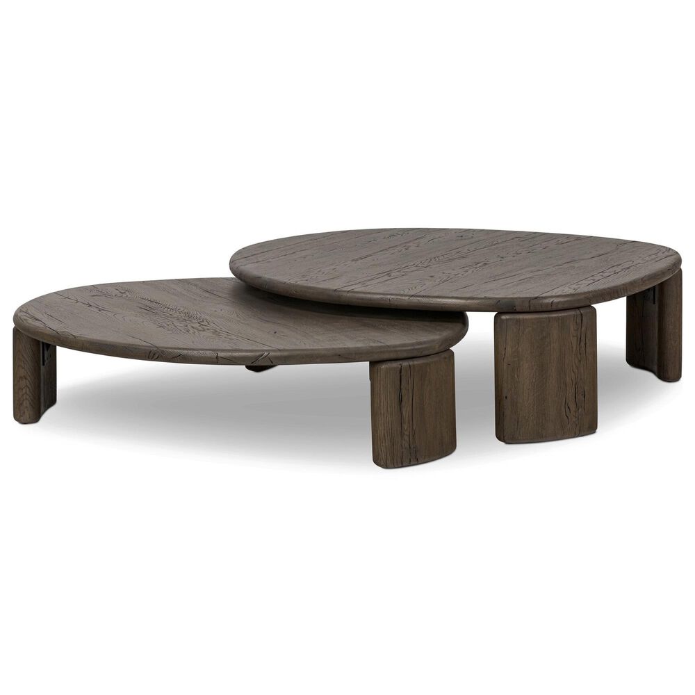 Four Hands Falco Nesting Table-Grey Reclaimed French Oak, , large