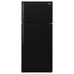 Whirlpool 14 Cu. Ft. 28" Wide Top Freezer Refrigerator in Black, , large