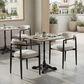 Zuo Modern Alfresco 24" Square Dining Table in Black and Gray - Table Only, , large