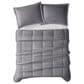 Pem America Cannon Solid 3-Piece Full/Queen Comforter Set in Grey, , large