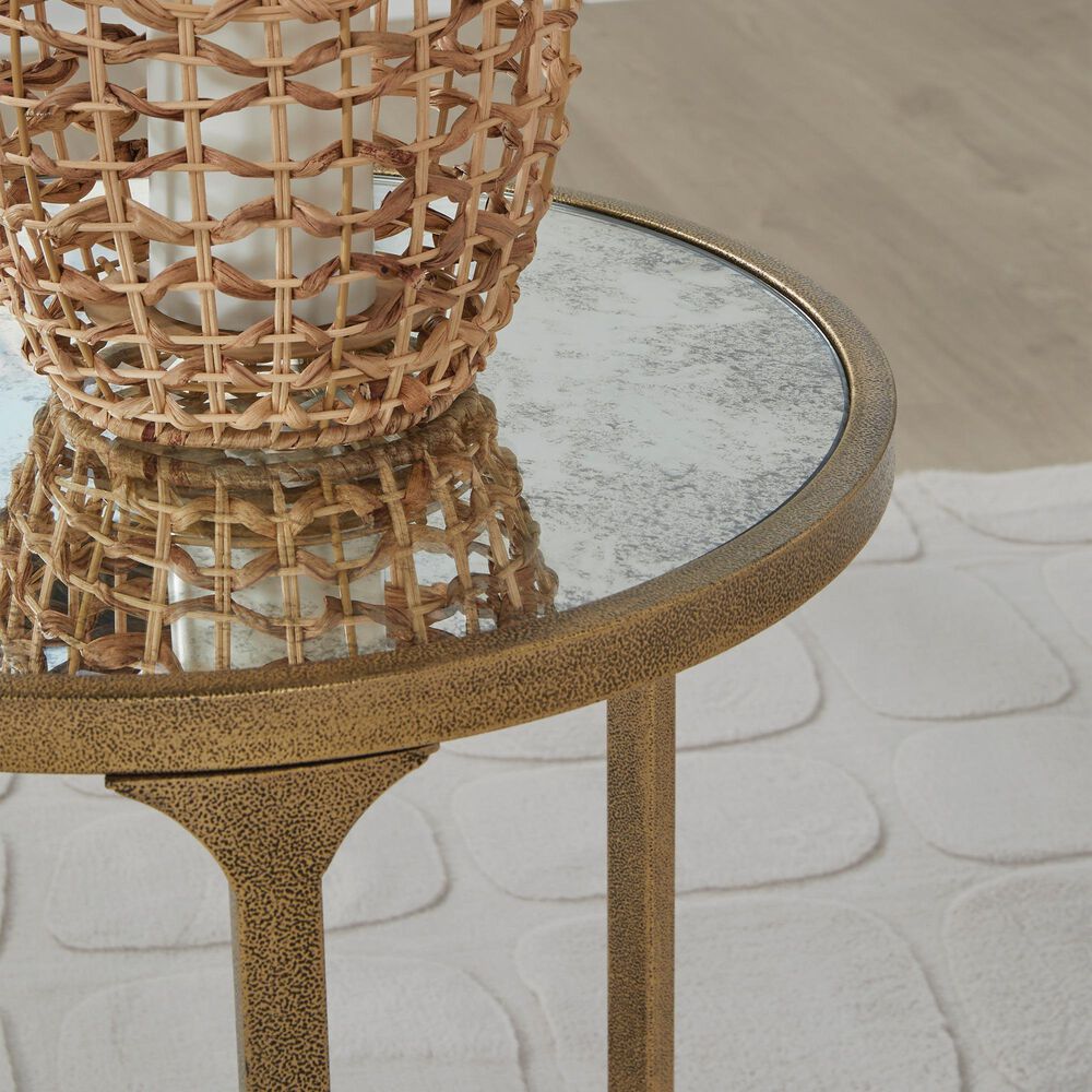 Ashley Korajane End Table in Antique Gold, , large