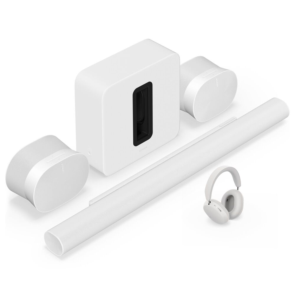 Sonos 5-Piece Premium Personal Entertainment Set with Arc Ultra in White, , large