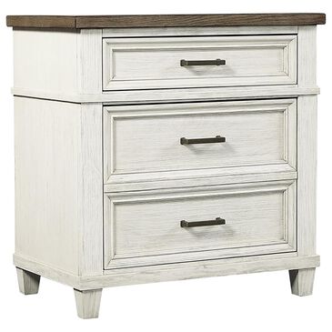 Riva Ridge Caraway 2 Drawer Nightstand in Aged Ivory, , large