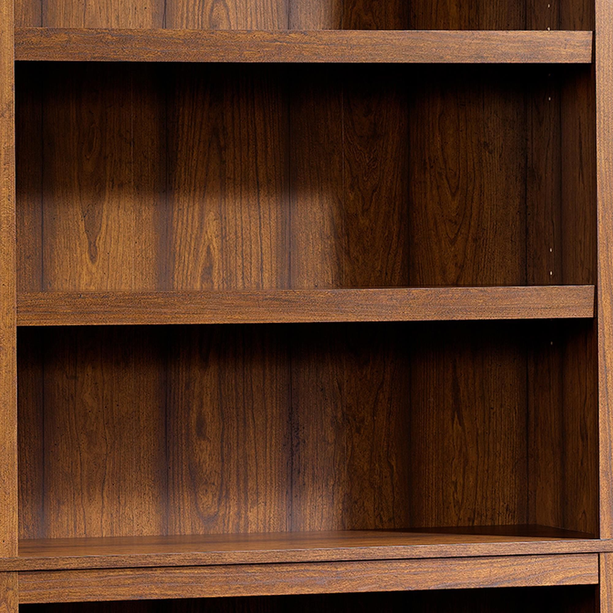 Sauder Miscellaneous Storage 5-Shelf Bookcase in Washington Cherry