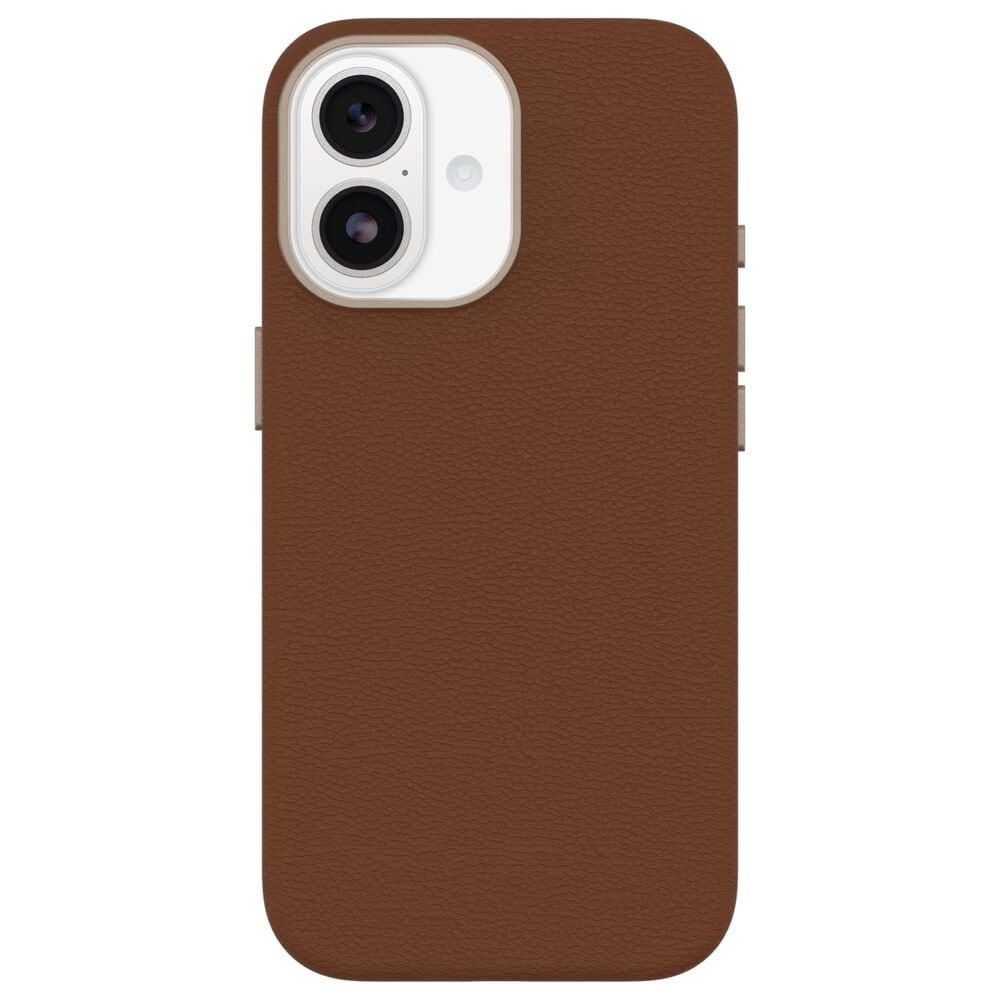 OtterBox Symmetry Cactus Leather Case for iPhone 17 in Desert Saddle, , large