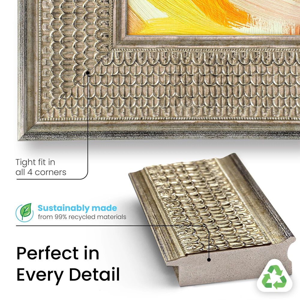 Deco TV Frames Premiere 85" Frame Bezel for Samsung the Frame TV in Gatsby Silver, , large