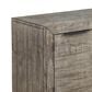 Ashley Krystanza 92" TV Stand with Electric Fireplace in Weathered Gray, , large