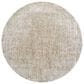 Surya Masterpiece MPC-2322 Medium Gray, Light Gray and Cream 6"7" Round Area Rug, , large