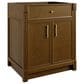 James Martin Bellshire 30" Single Bathroom Vanity Cabinet in Honey Oak, , large