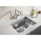 Blanco Quatrus 22" Small Single Undermount Sink in Stainless Steel, , large
