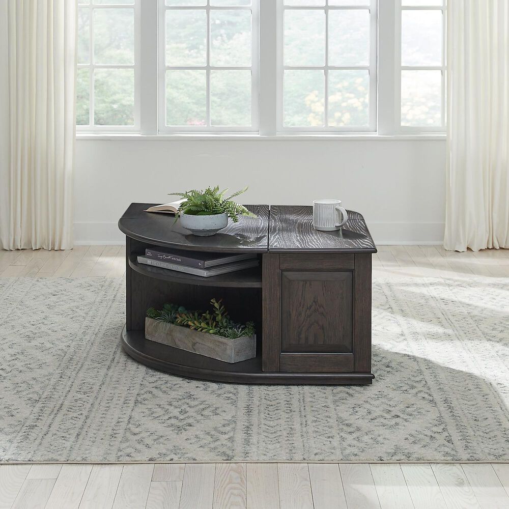 Belle Furnishings Wallace Cocktail Table in Aged Oak, , large