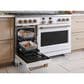 Cafe 8.25 Cu. Ft. Freestanding Dual Fuel Range with Double Oven in Matte White and Brushed Bronze, , large