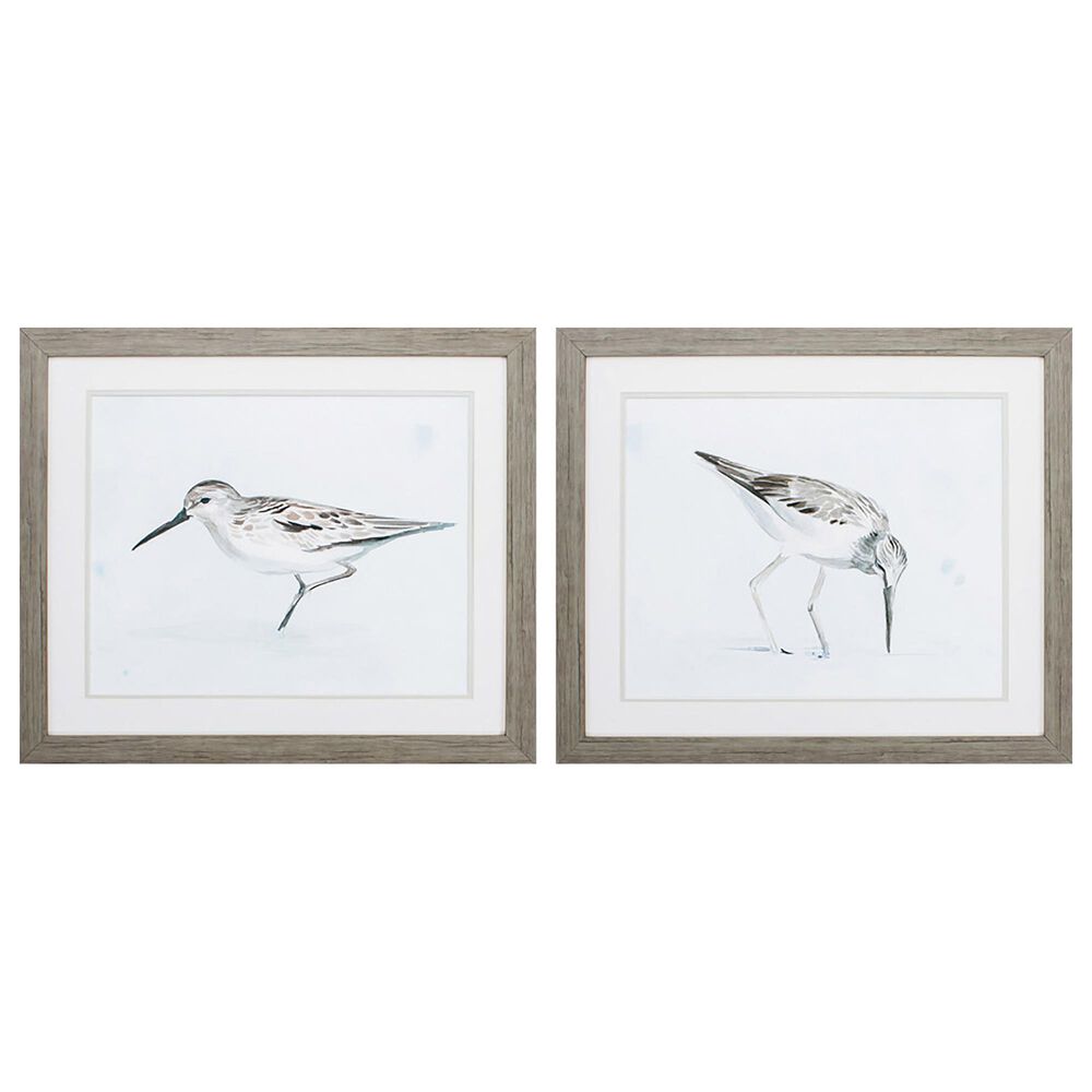 Propac Sandpiper Reflection Wall Art in Gray (Set of 2), , large