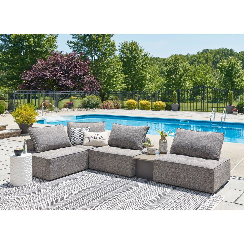 Ashley Bree Zee Patio Lounge Chair in Brown, , large