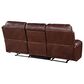 Crystal City Keily Manual Reclining Sofa with Dropdown Table in Brown, , large