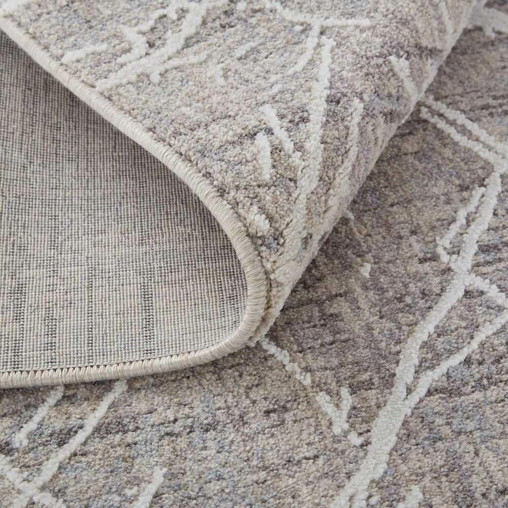 Feizy 39FZF Lennon Beige / Ivory 1&#39;8&quot; x 2&#39;10&quot; Area Rug, , large