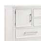 New Heritage Design Andover 4 Piece Queen Bedroom Set in White, , large