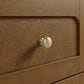 James Martin Laurent 60" Double Bathroom Vanity in Honey Oak with 3 cm Parisien Bleu Silestone Top, Rectangular Sinks and FreePower Wireless Charger, , large