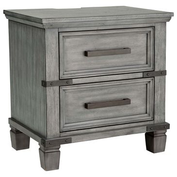 Signature Design by Ashley Russelyn 2 Drawer Nightstand in Gray, , large