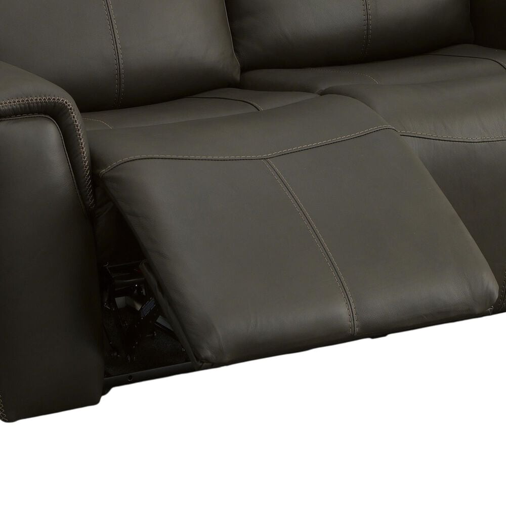 Flexsteel Jarvis Power Reclining Loveseat with Headrests in Mica, , large