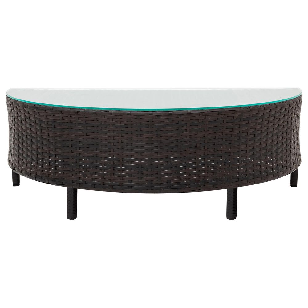 HOMLUX 5 Pieces All-Weather Brown PE Rattan Wicker Sofa Set in Beige, , large